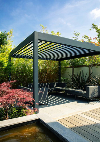 MOTORIZED LOUVERED PERGOLA