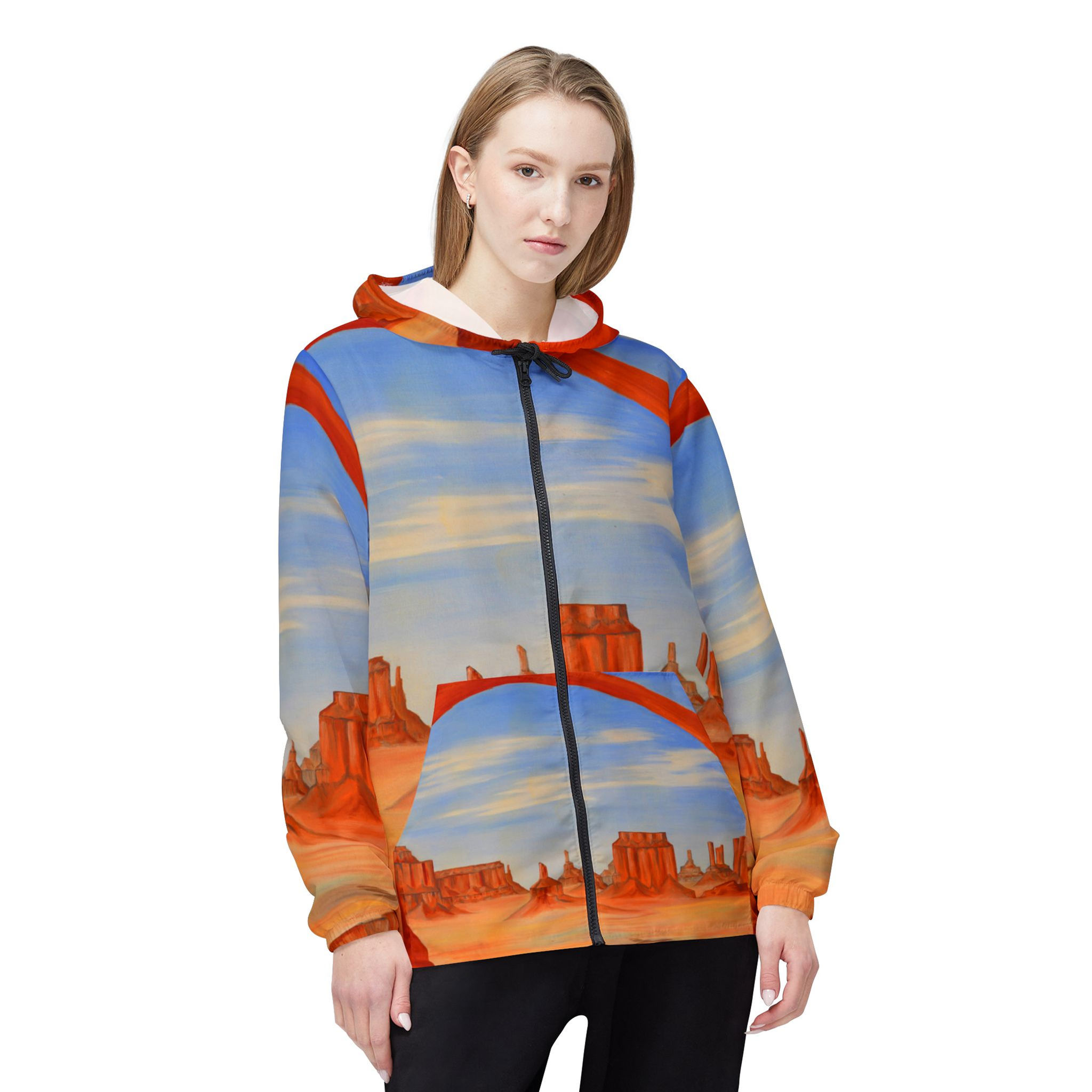 Beetle-Go National Spaces by Donald A Gaillard Desert Windbreaker Jacket