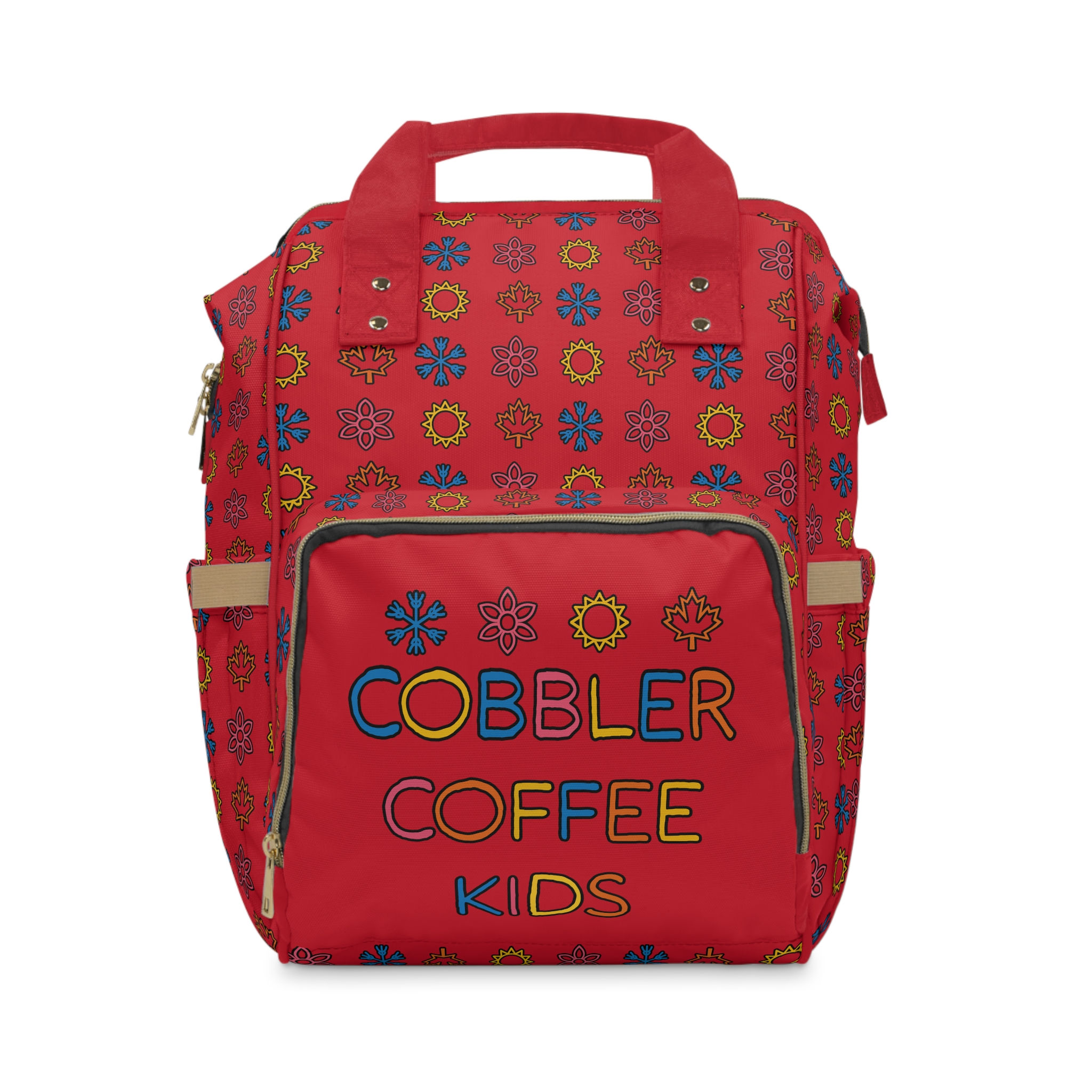 Cobbler Coffee Kids Multifunctional Bag - Dark Red