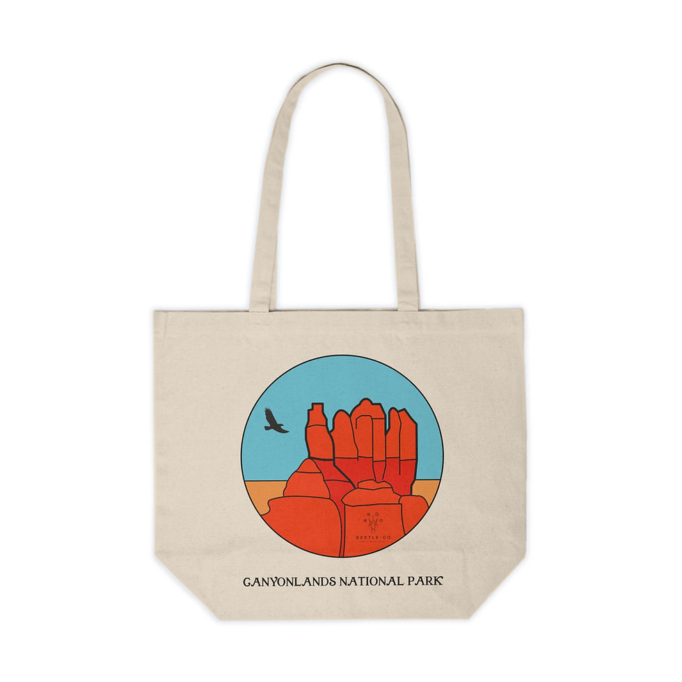 Thumbnail: Beetle-Go Canyonlands National Park Canvas Eco-Friendly grocery shopping bag