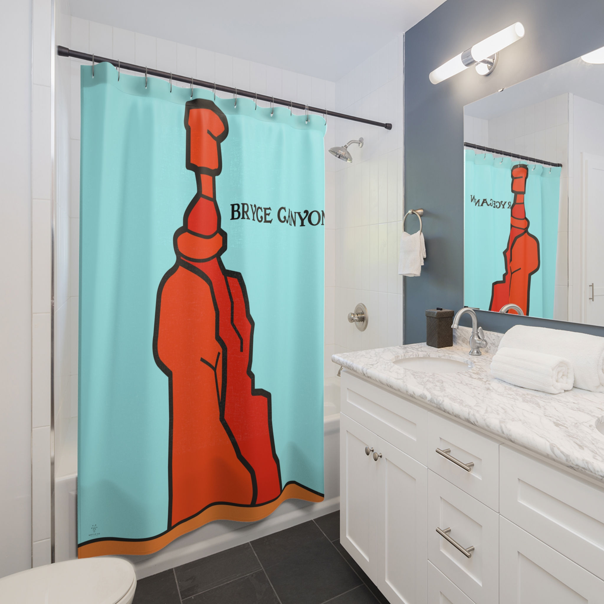 Beetle-Go Bryce Canyon National Park Shower Curtain