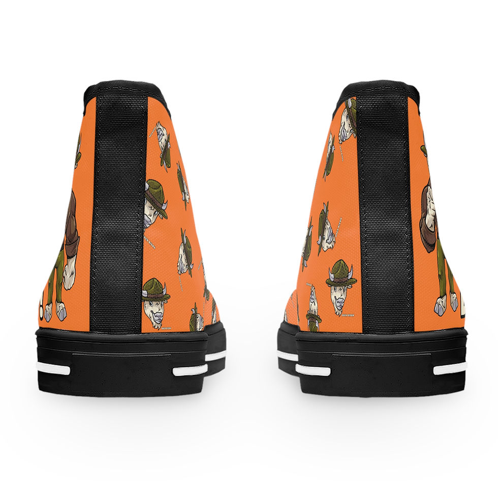 Thumbnail: Beetle-Go B.U.C.K. Bison - Women's High Top Sneakers
