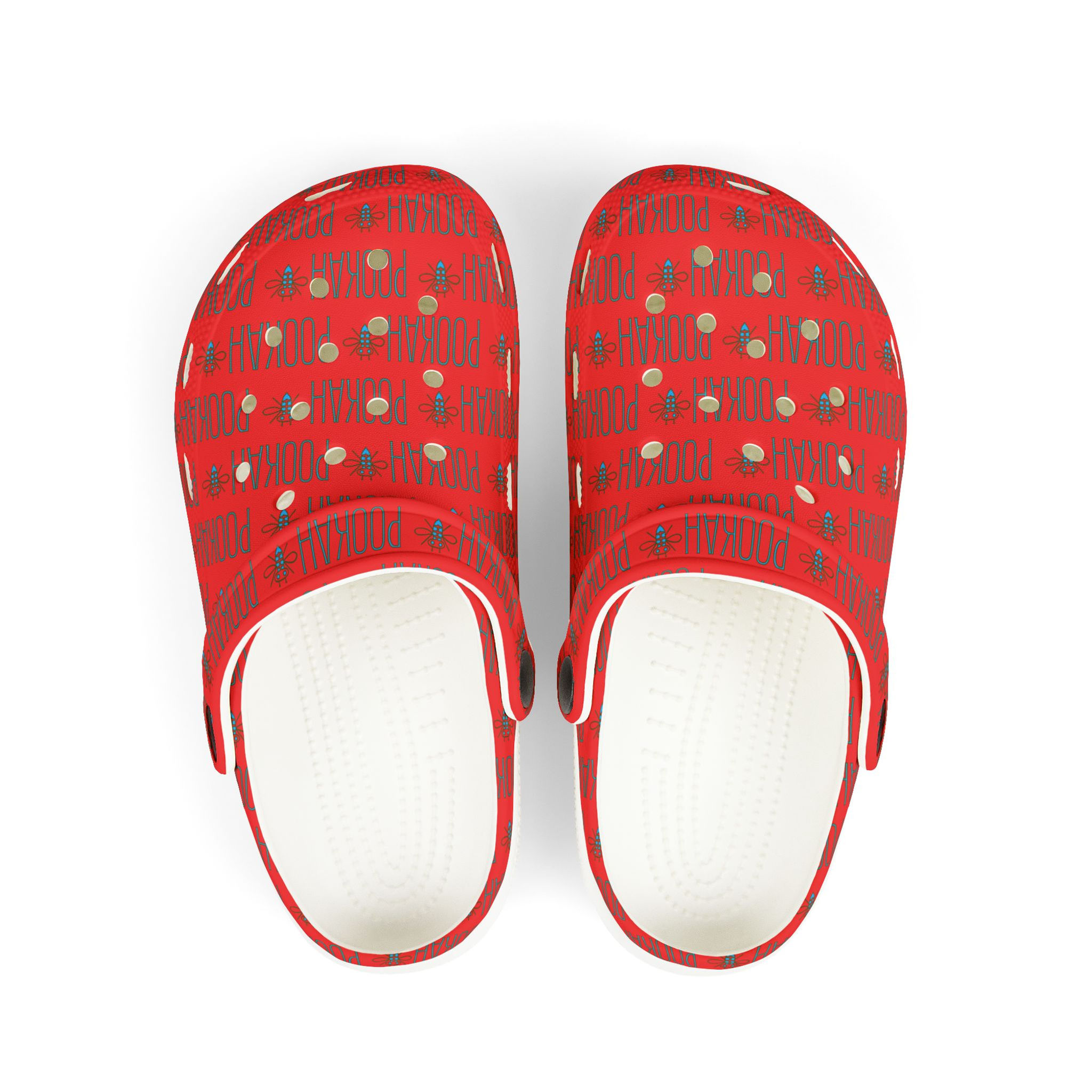 Pookah Buhg Kids' Playful Clogs - Red - Boys and Girls