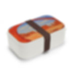 Thumbnail: Beetle-Go National Spaces by Donald A Gaillard Wooden Bento Lunch Box 