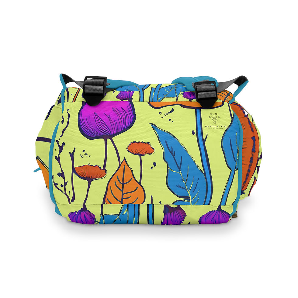 Thumbnail: Annie Pookah Vibrant Floral Multifunctional Backpack 