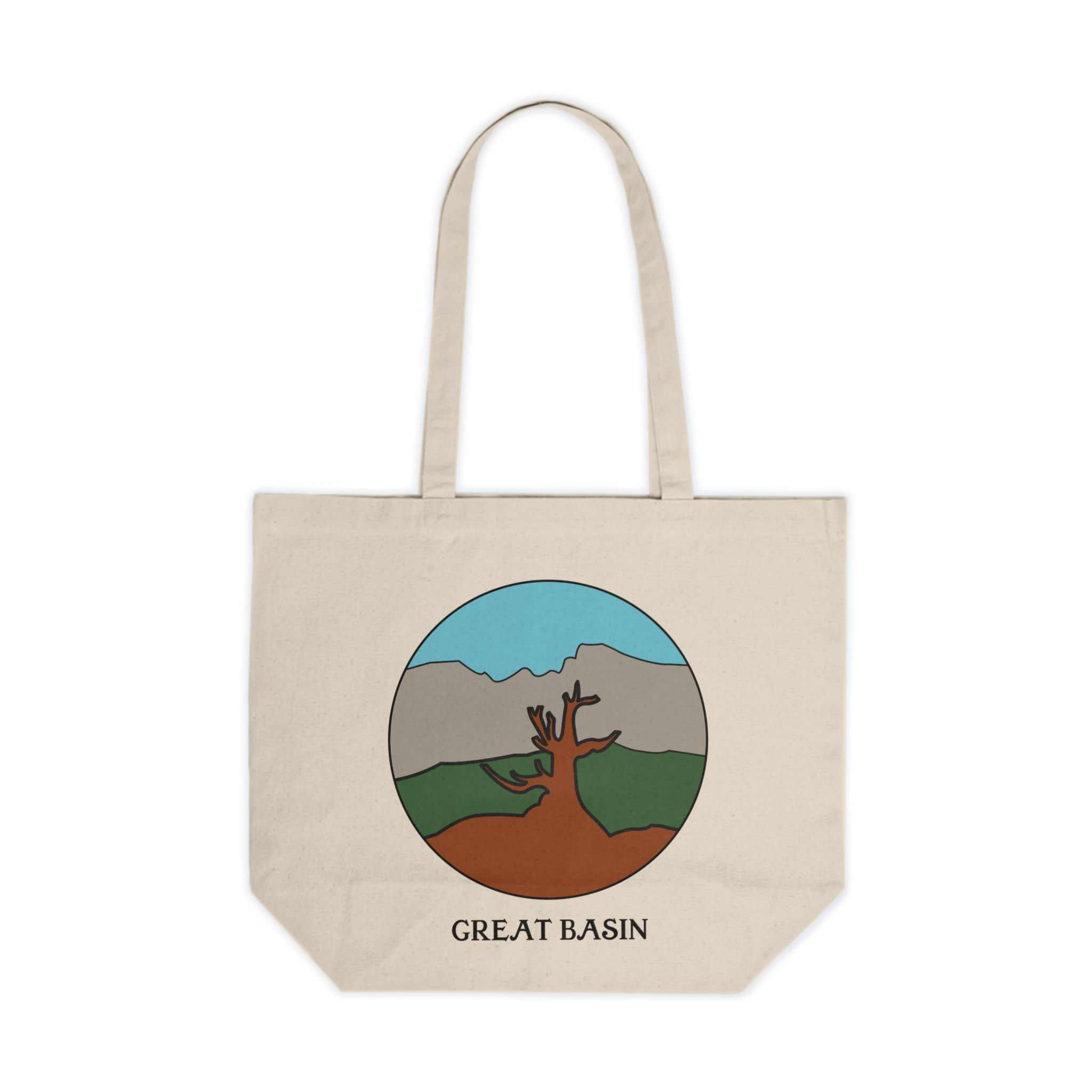Beetle-Go Great Basin National Park Canvas Eco-Friendly grocery shopping bag
