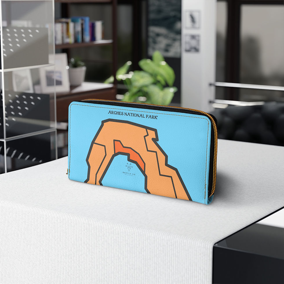 Beetle-Go Arches National Park Zipper Wallet