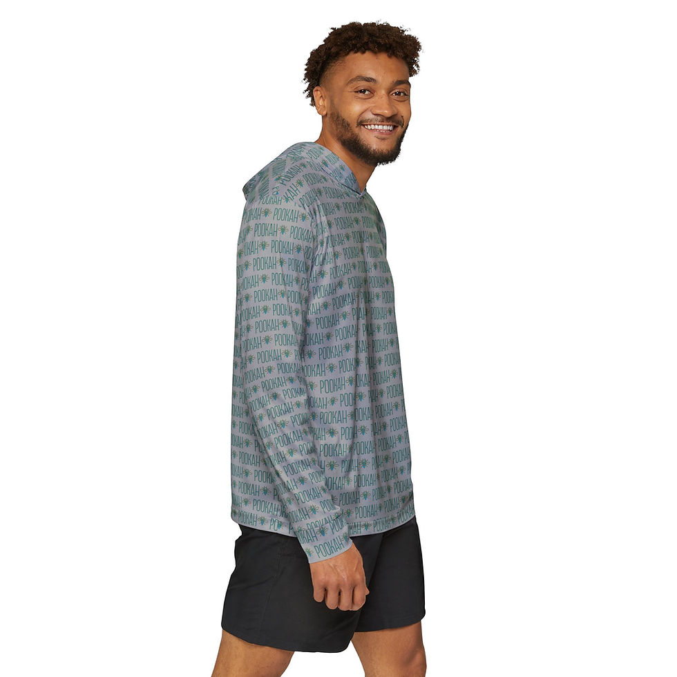Thumbnail: Pookah Buhg Men's Sports Warmup Hoodie - Light Grey