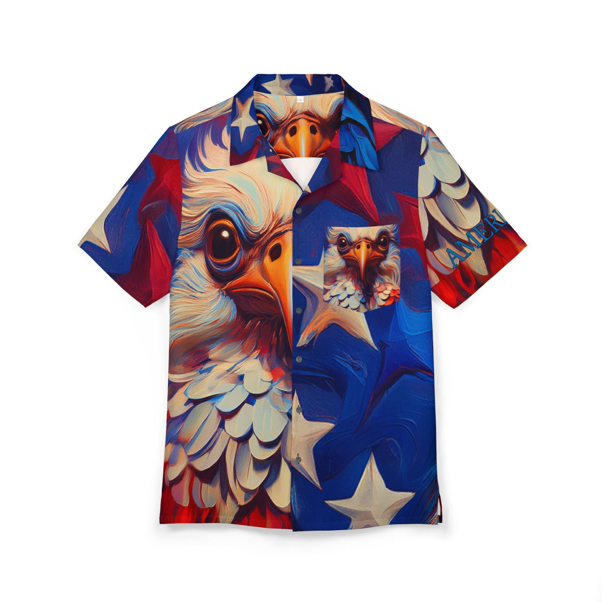 Beetle-Go America's 250th Celebration Unisex Hawaiian Button-Down Shirt