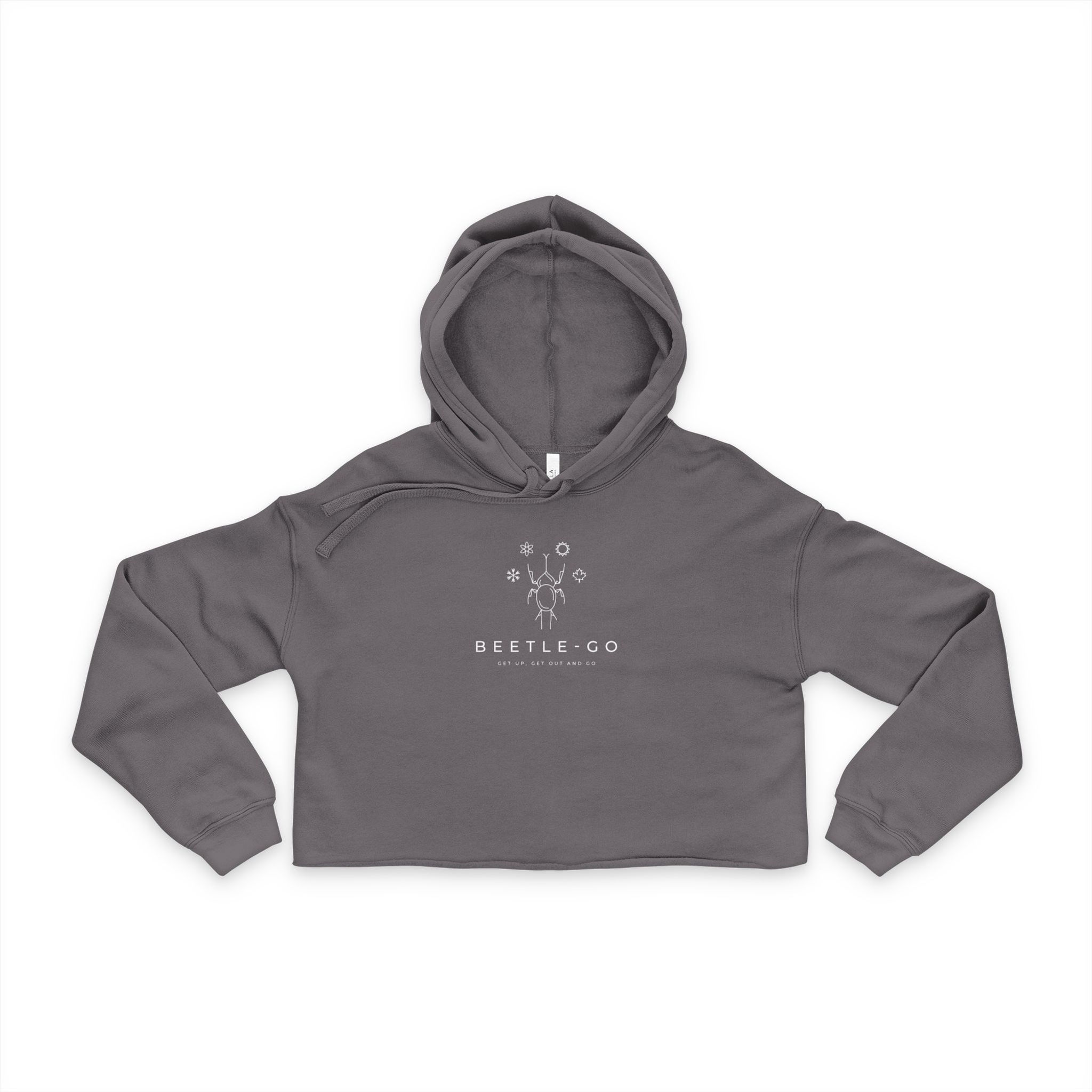 Women's Cropped National Spaces Vintage Hoodie