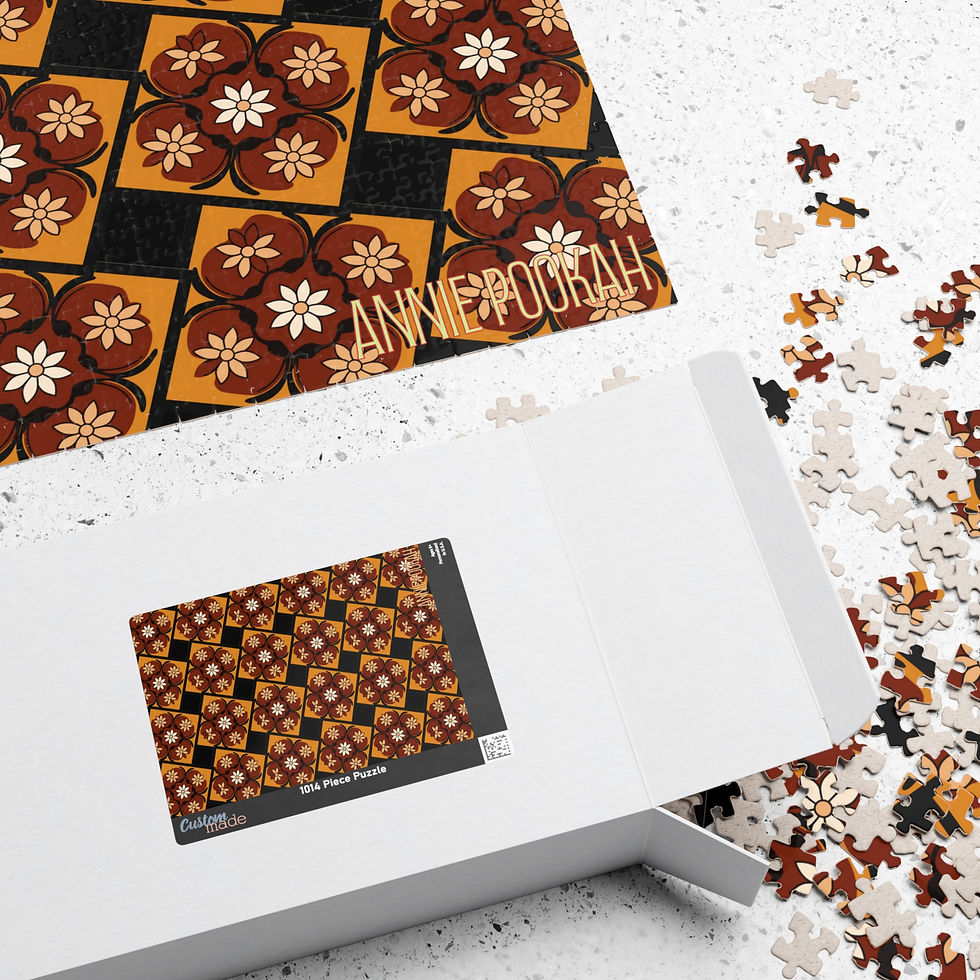 Thumbnail: Annie Pookah Patchwork Flowers puzzle