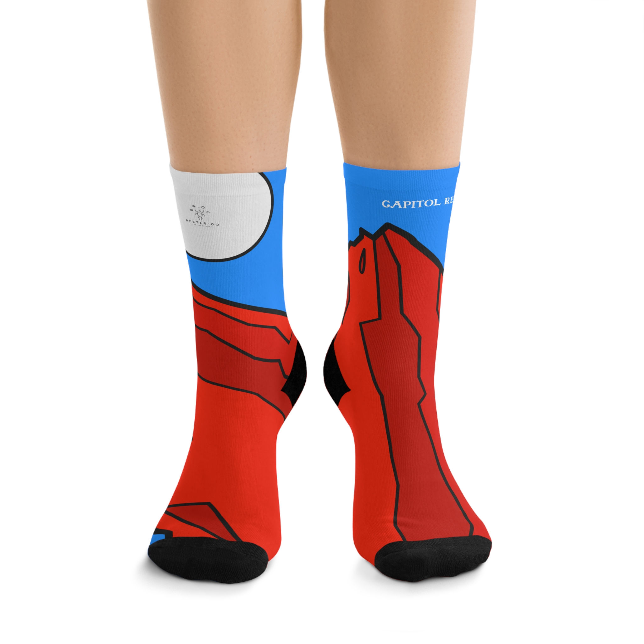 Beetle-Go Capitol Reef National Park Eco-Friendly Recycled Poly Fiber Socks