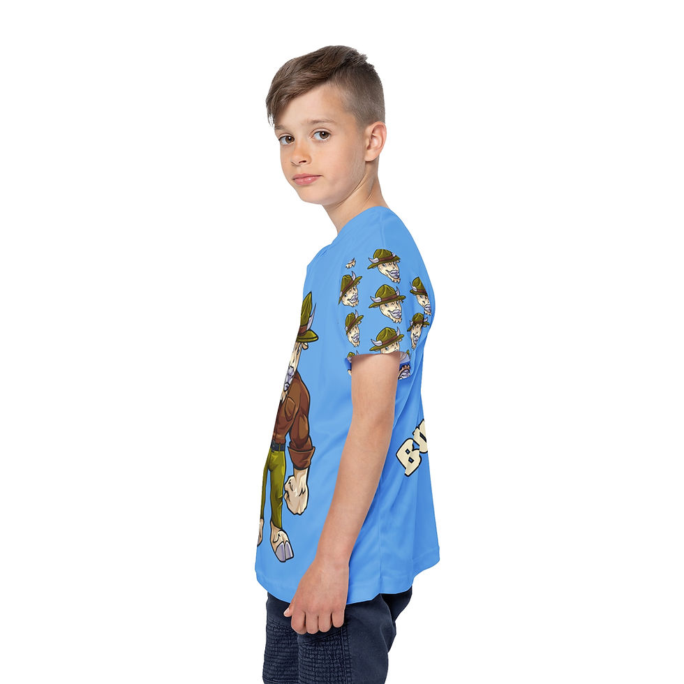Thumbnail: Beetle-Go Buck Bison Kids Lounge Shirt