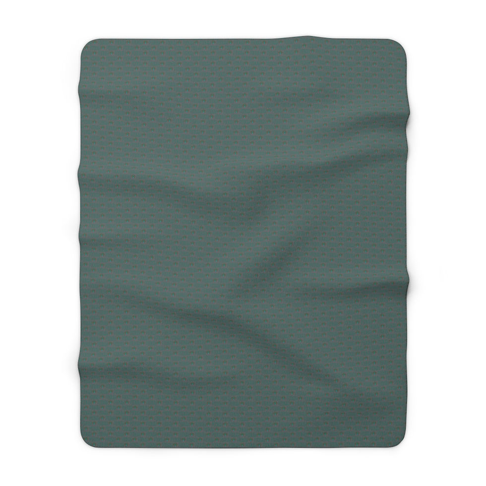 Thumbnail: Pookah Buhg Cozy Sherpa Fleece Blanket - Dark Grey