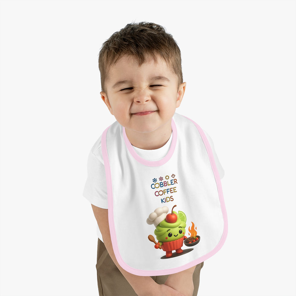 Thumbnail: Cobbler Coffee Kids - Cora Cupcake - Baby Bib