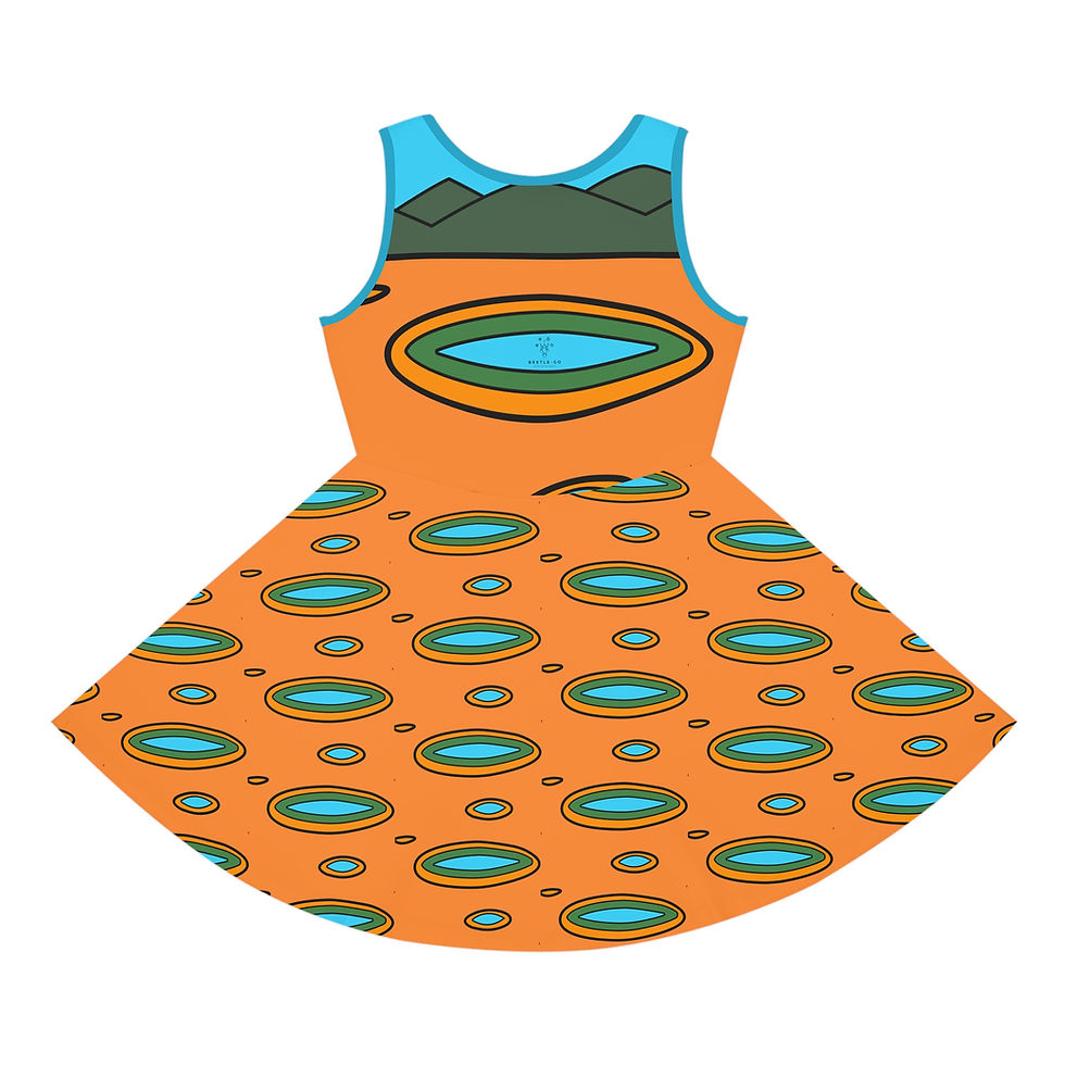 Thumbnail: Beetle-Go Yellowstone National Park Girls' Sleeveless Sundress