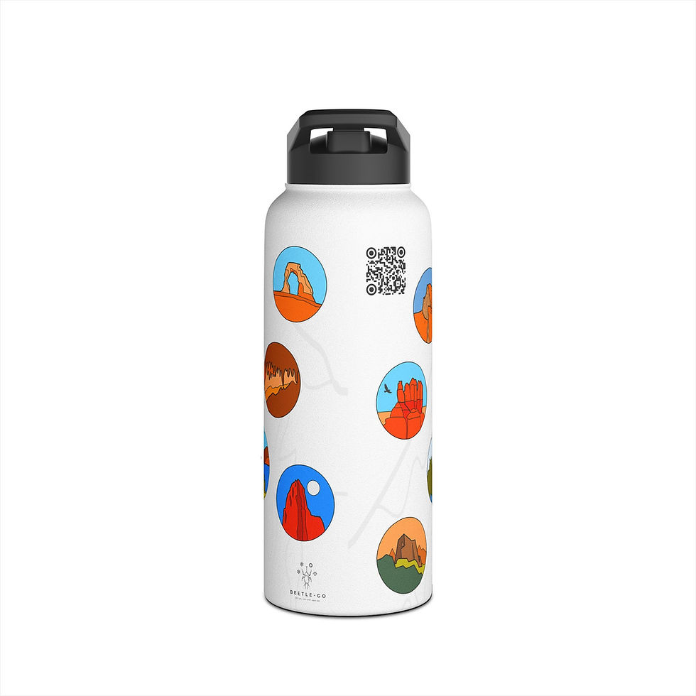 Thumbnail: Beetle-Go National Spaces Stainless Steel Adventure Tumbler with original music