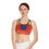 Thumbnail: Annie Pookah Colorful Floral Sports Bra