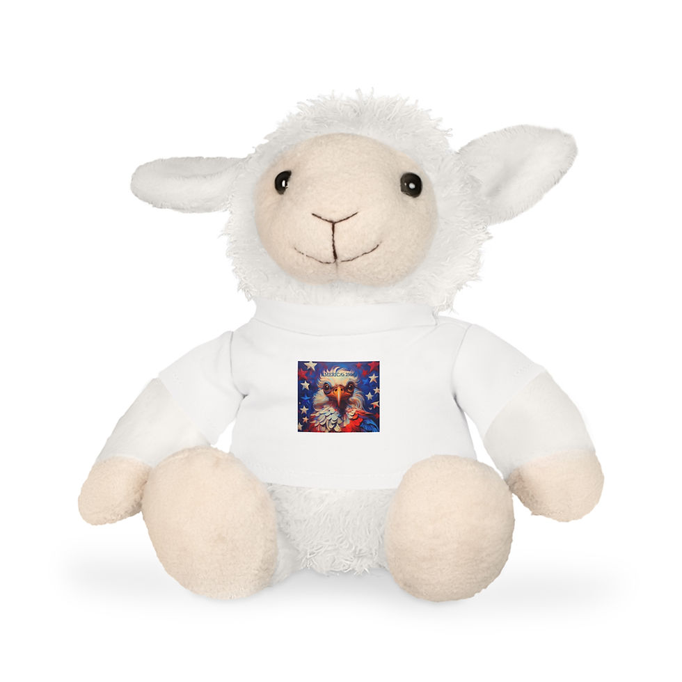 Thumbnail: Plush Bear/Bunny/Elephant/Sheep with Beetle-Go America's 250th Celebration Shirt