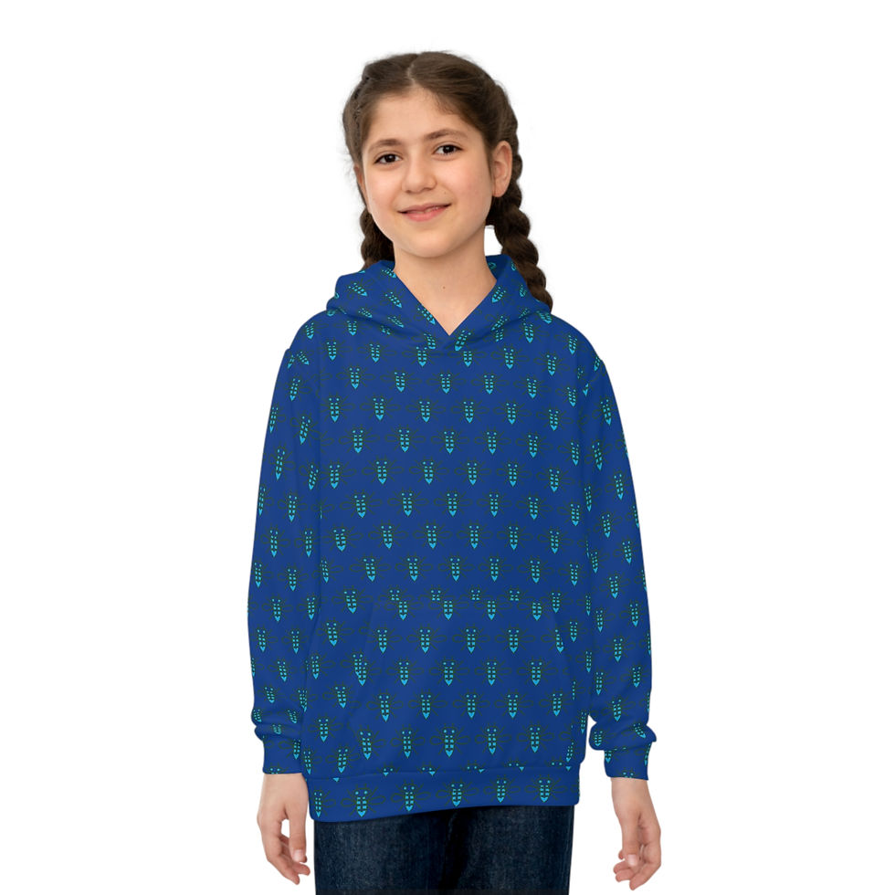 Thumbnail: Pookah Buhg Cozy Kids Sweatshirt - Dark Blue