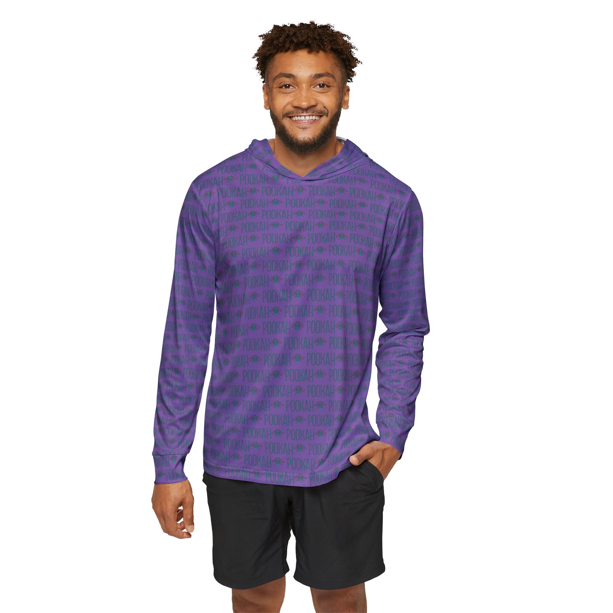 Pookah Buhg Men's Sports Warmup Hoodie - Light Purple