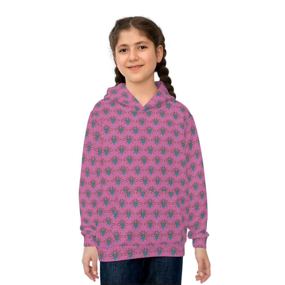 Thumbnail: Pookah Buhg Cozy Kids Sweatshirt - Light Pink