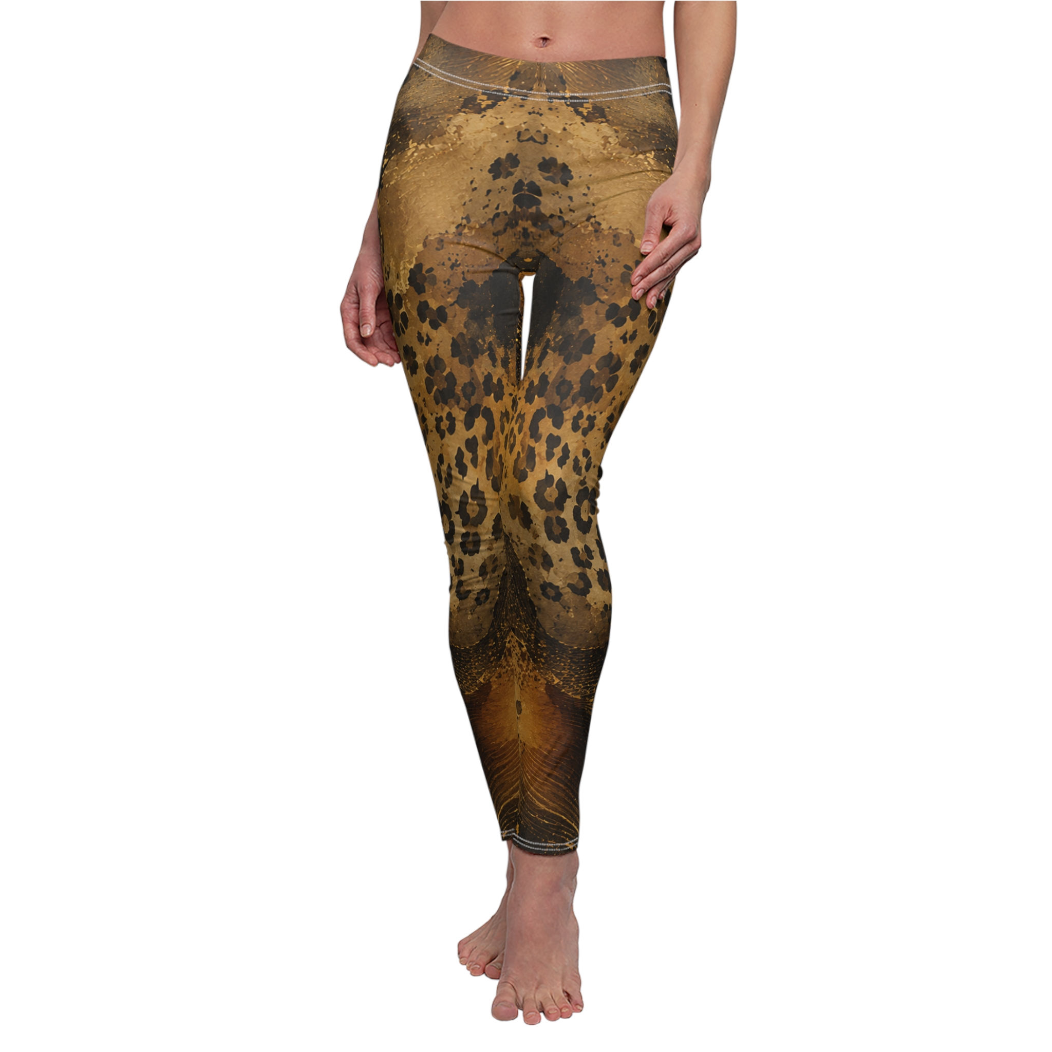 Leopard Color Print Leggings