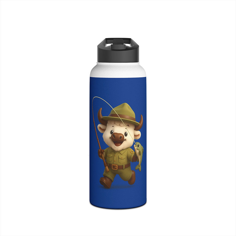 Thumbnail: Cobbler Coffee Kids - Buckee Bison - Stainless Steel Adventure Tumbler