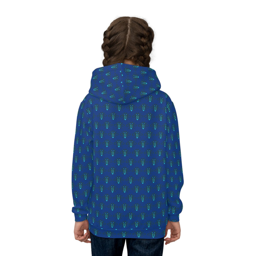 Thumbnail: Pookah Buhg Cozy Kids Sweatshirt - Dark Blue