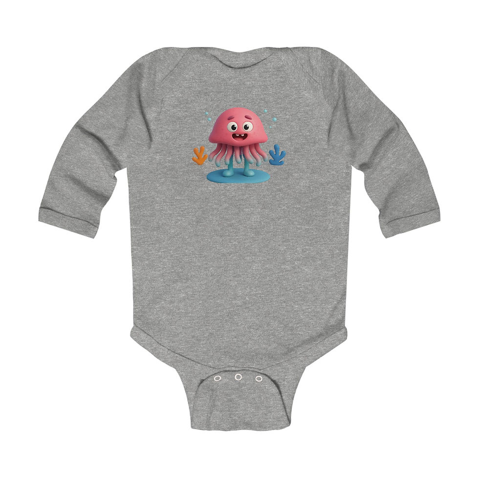 Thumbnail: Cobbler Coffee Kids - Joni Jellyfish - Infant Onesie