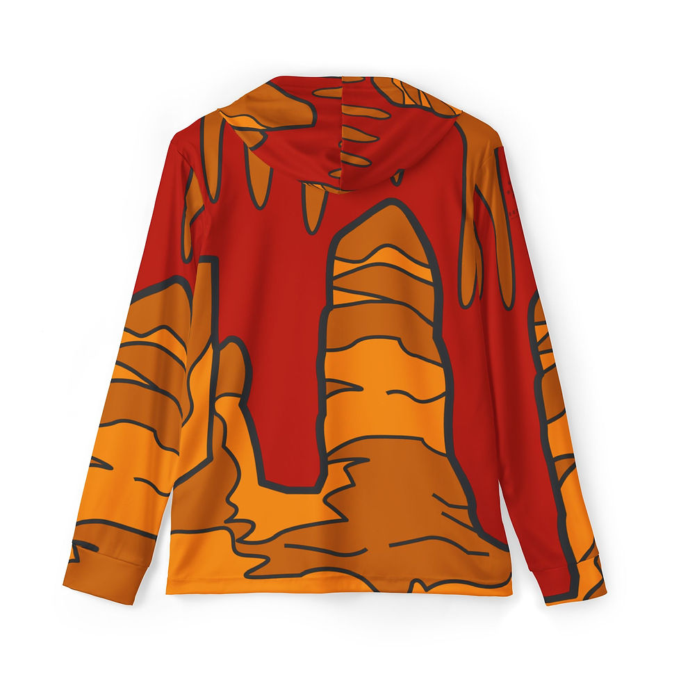 Thumbnail: Beetle-Go Carlsbad Caverns National Park Men's Sports Warmup Hoodie