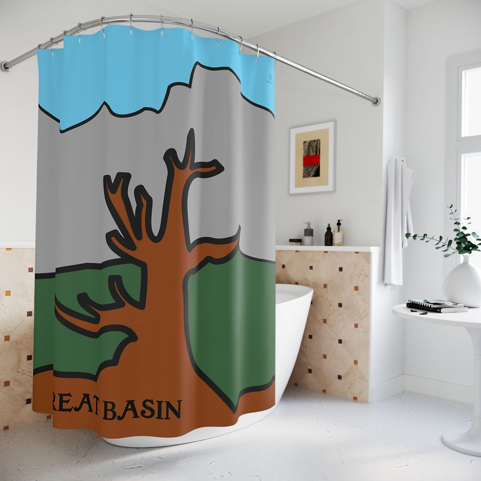 Beetle-Go Great Basin National Park  Shower Curtain