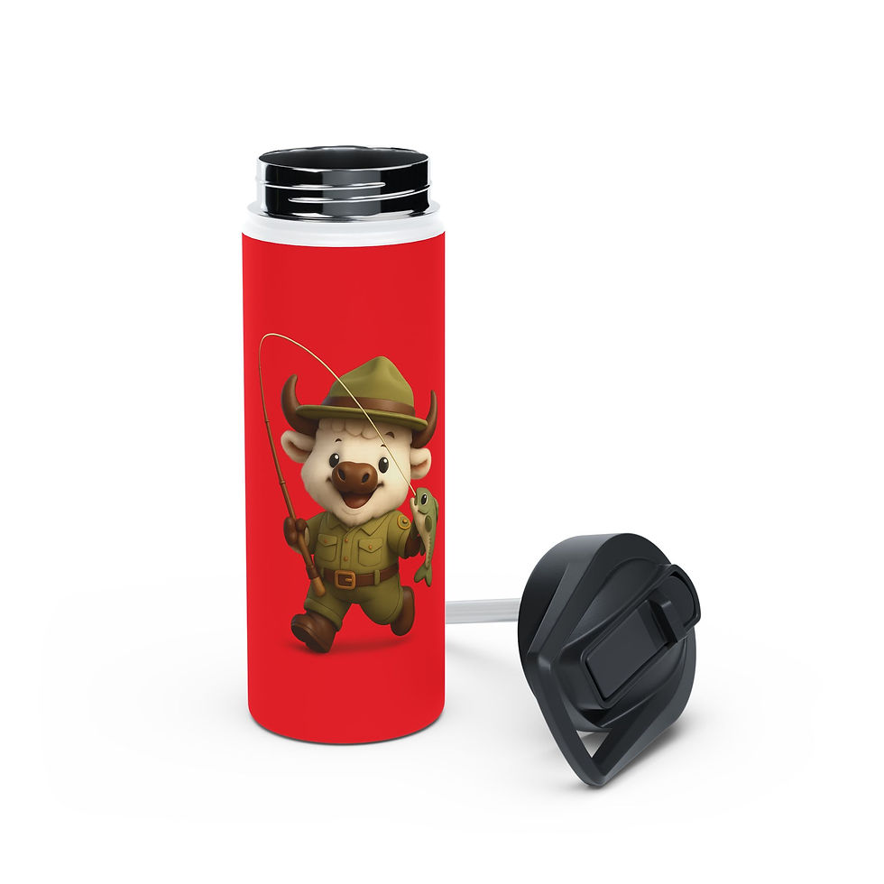 Thumbnail: Cobbler Coffee Kids - Buckee Bison - Stainless Steel Adventure Tumbler