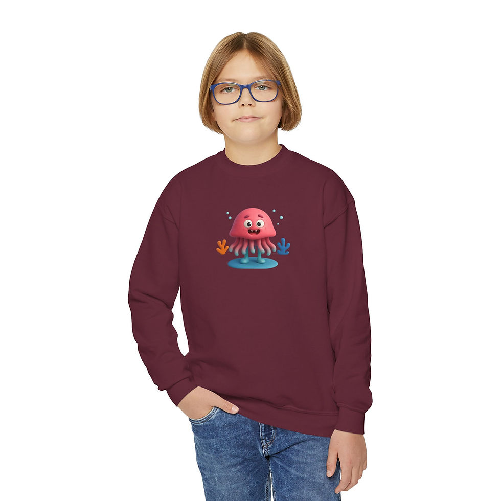 Thumbnail: Cobbler Coffee Kids - Joni Jellyfish - Crewneck Sweatshirt