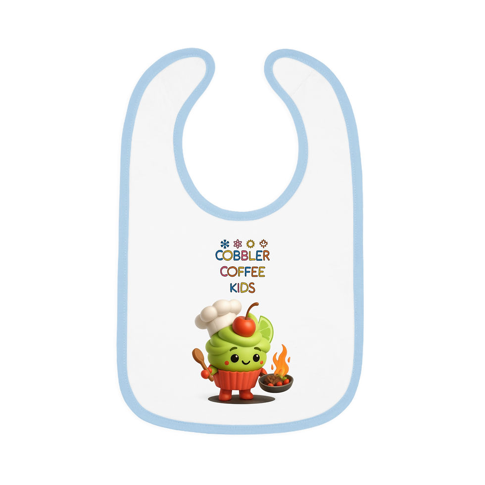 Thumbnail: Cobbler Coffee Kids - Cora Cupcake - Baby Bib