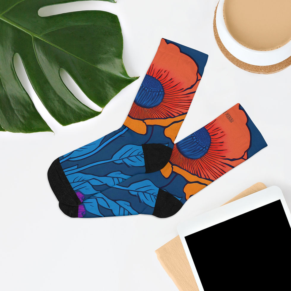 Thumbnail: Annie Pookah Eco-Friendly Recycled Poly Fiber Socks