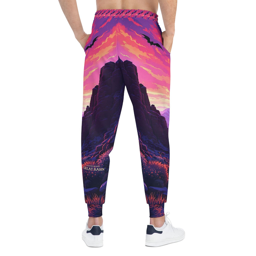 Thumbnail: Beetle-Go Haunted Spaces Great Basin National Park Unisex Athletic Joggers 