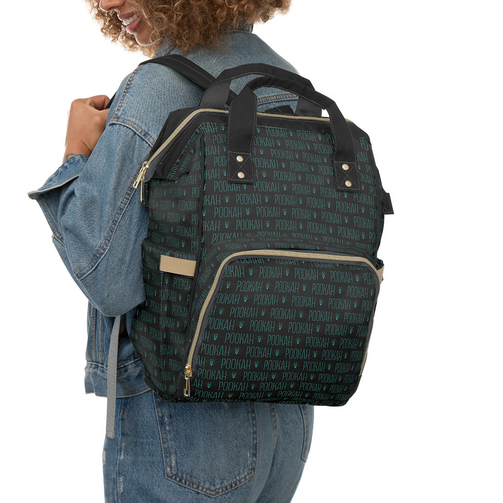 Thumbnail: Pookah Buhg Multi-functional Diaper Bag Backpack - Black