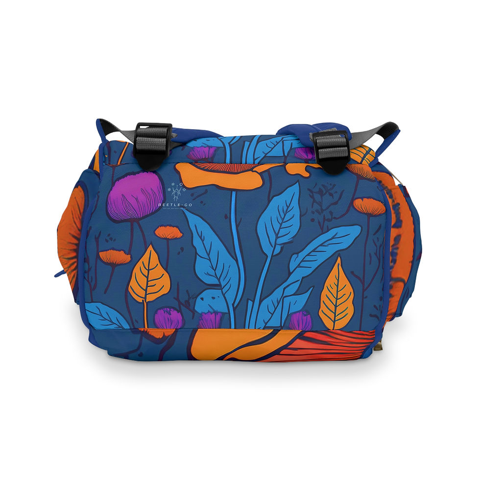 Thumbnail: Annie Pookah Vibrant Floral Multifunctional Backpack 