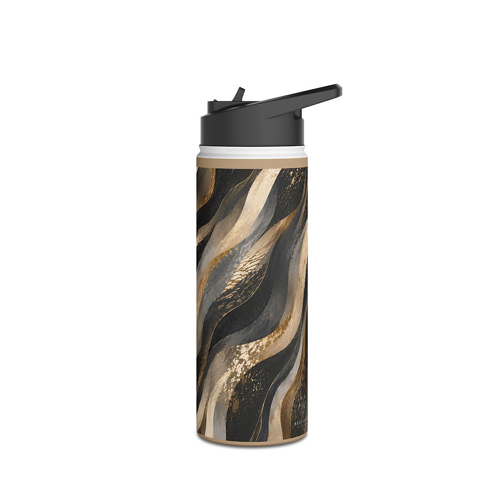 Thumbnail: Zebra Color Print Stainless Steel Tumbler