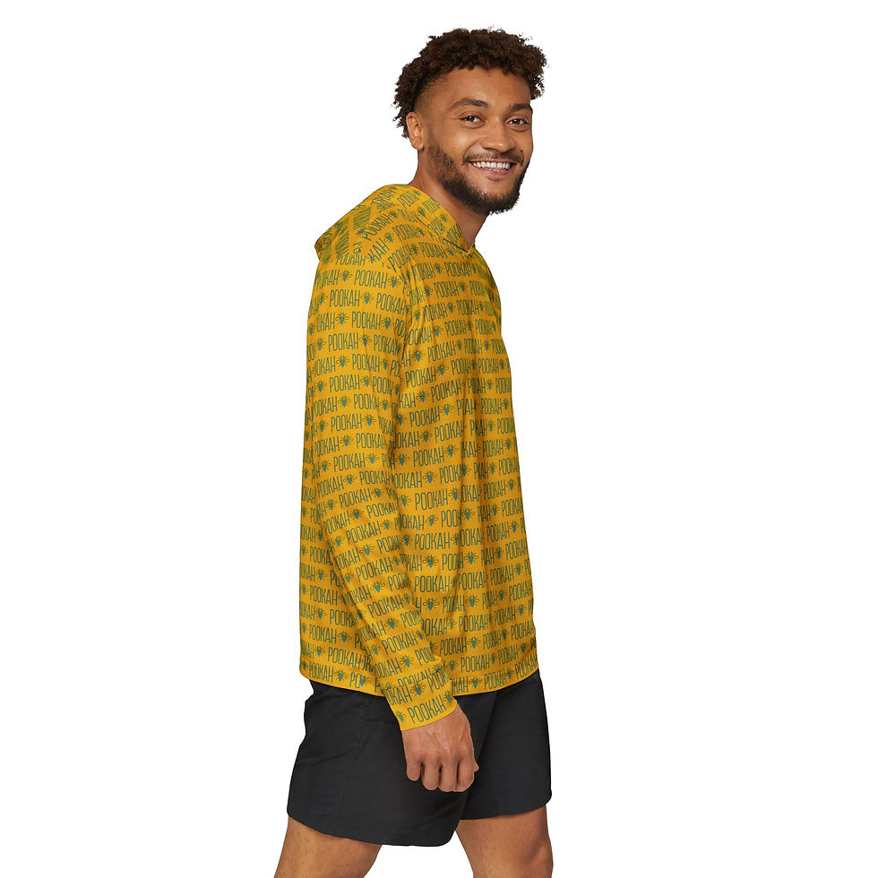 Thumbnail: Pookah Buhg Men's Sports Warmup Hoodie - Yellow