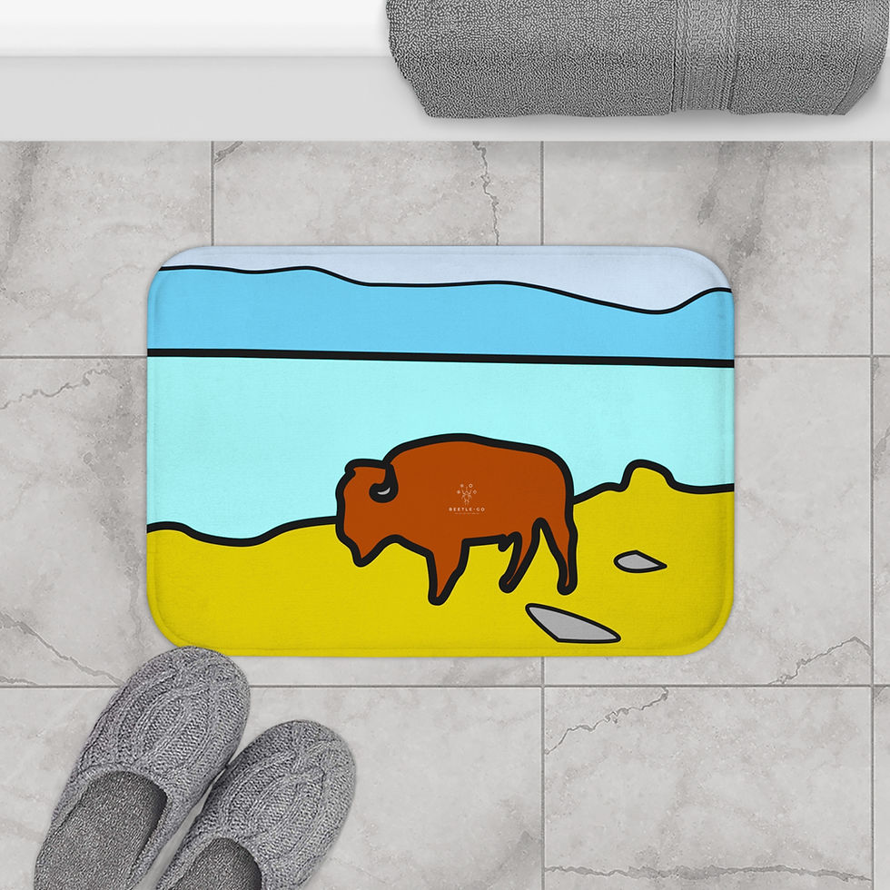 Thumbnail: Beetle-Go Antelope Island - Great Salt Lake Bath Mat