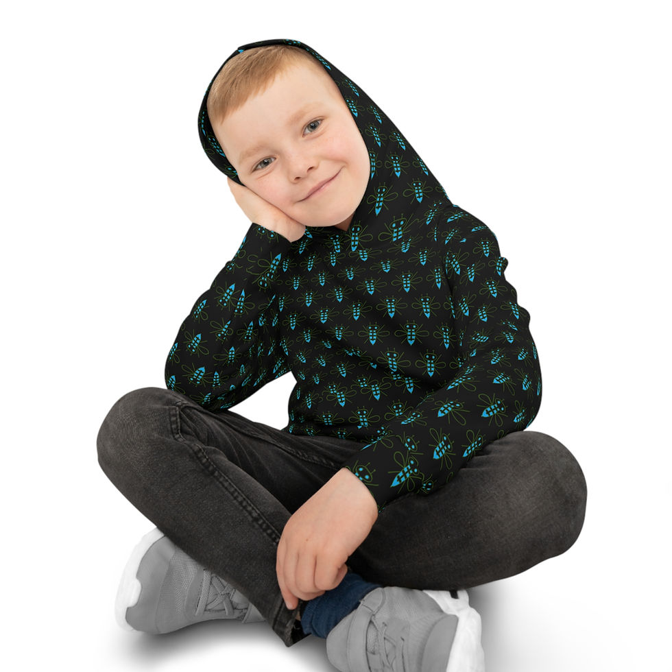 Thumbnail: Pookah Buhg Cozy Kids Sweatshirt - Black