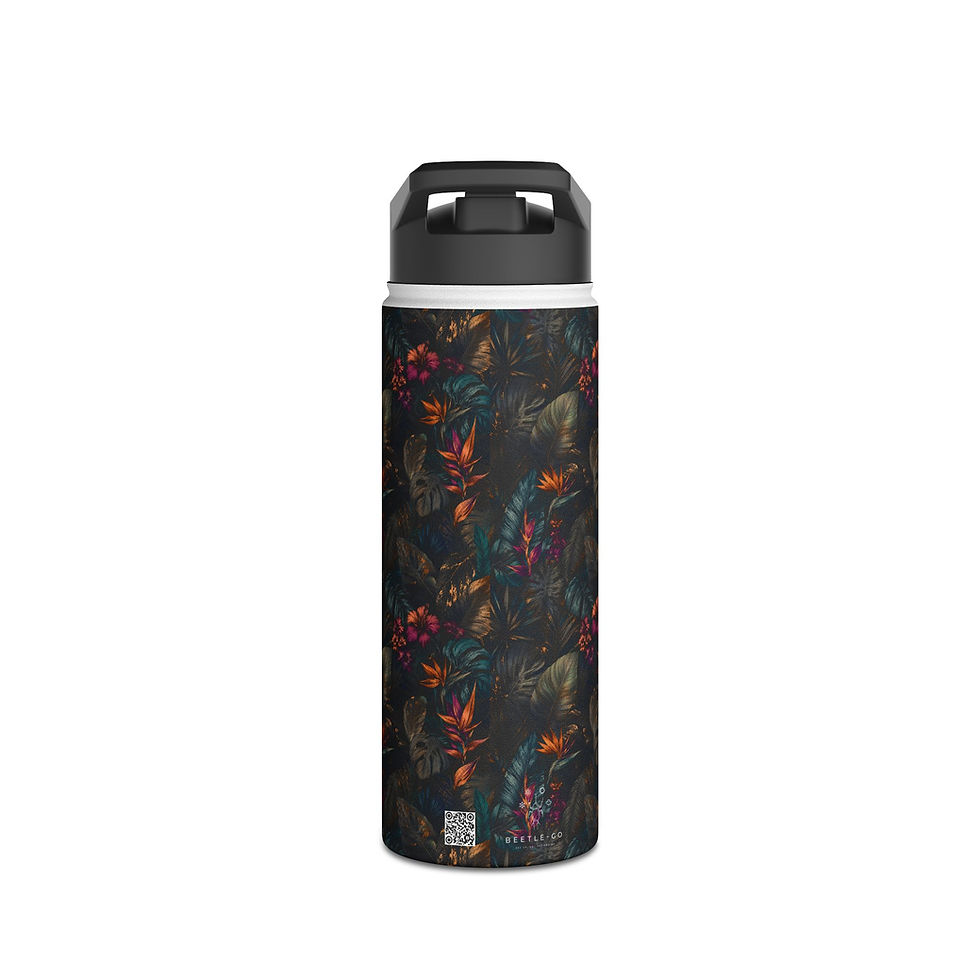 Thumbnail: Tropical Shadows Stainless Steel Water Bottle
