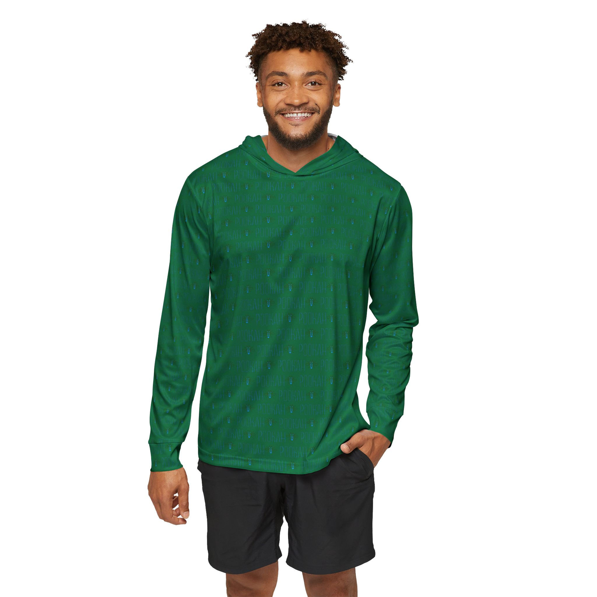 Pookah Buhg Men's Sports Warmup Hoodie - Dark Green