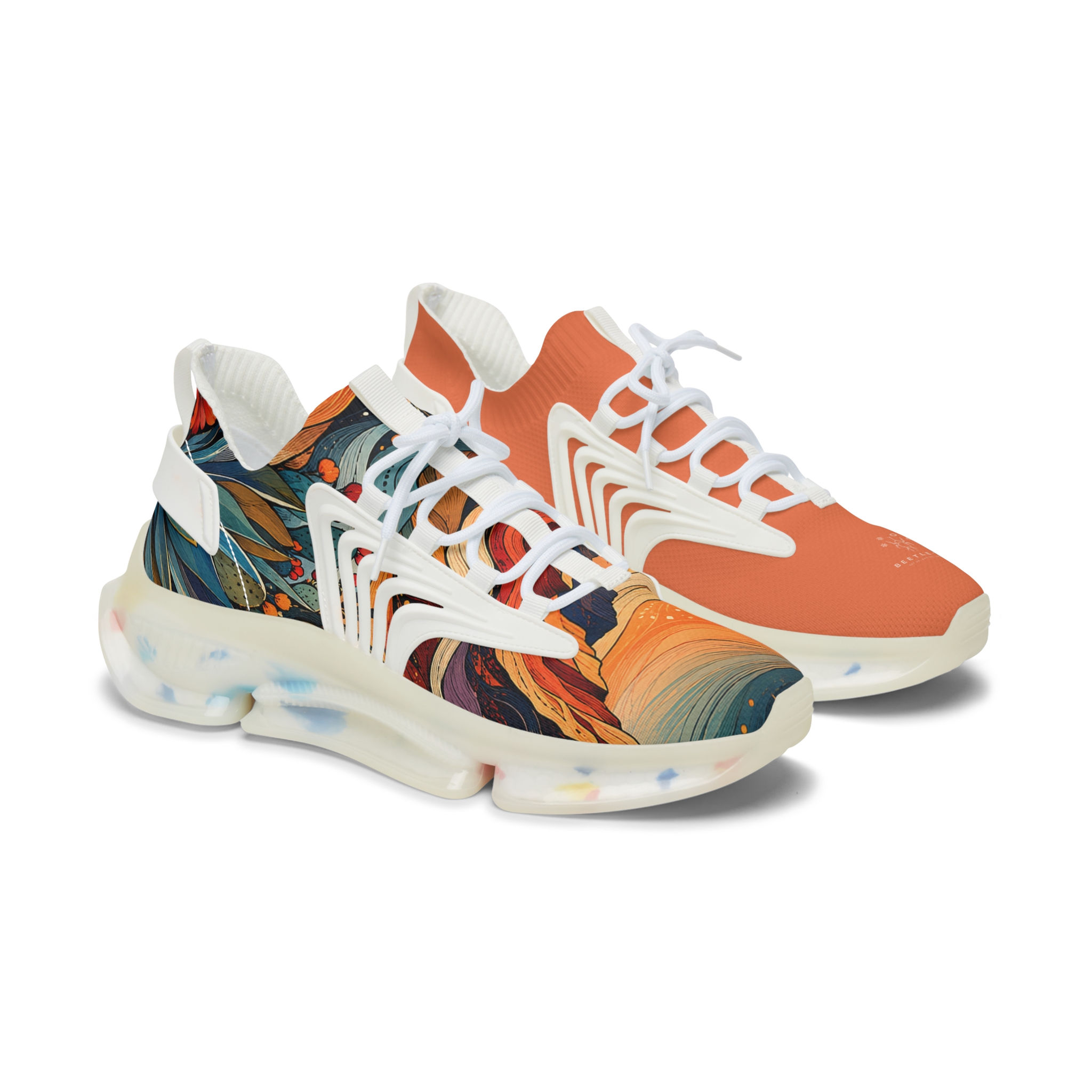 Women's Desert Bloom Split Design Mesh Sneakers