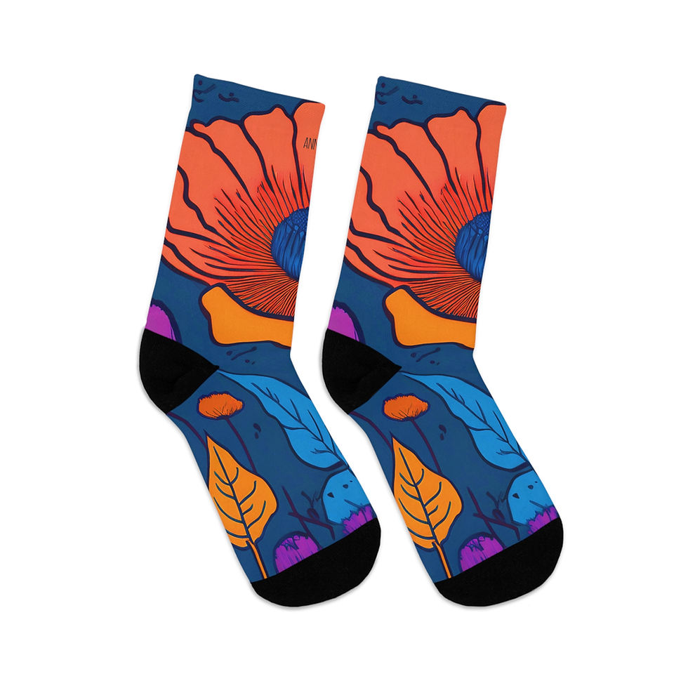 Thumbnail: Annie Pookah Eco-Friendly Recycled Poly Fiber Socks