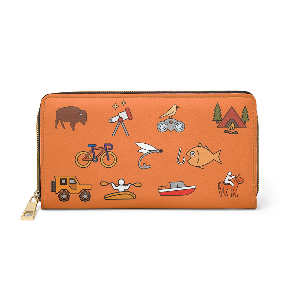 Thumbnail: Beetle-Go Summer Outdoor Adventure Zipper Wallet
