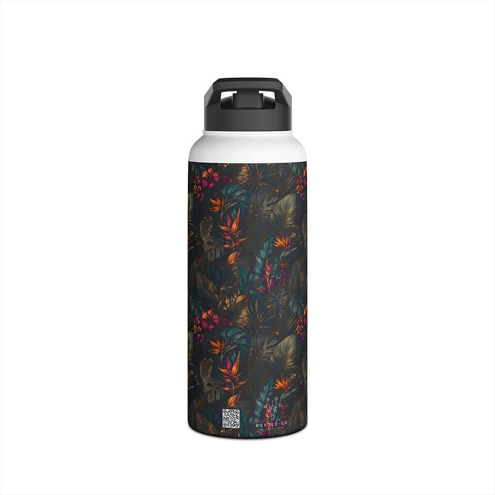 Thumbnail: Tropical Shadows Stainless Steel Water Bottle