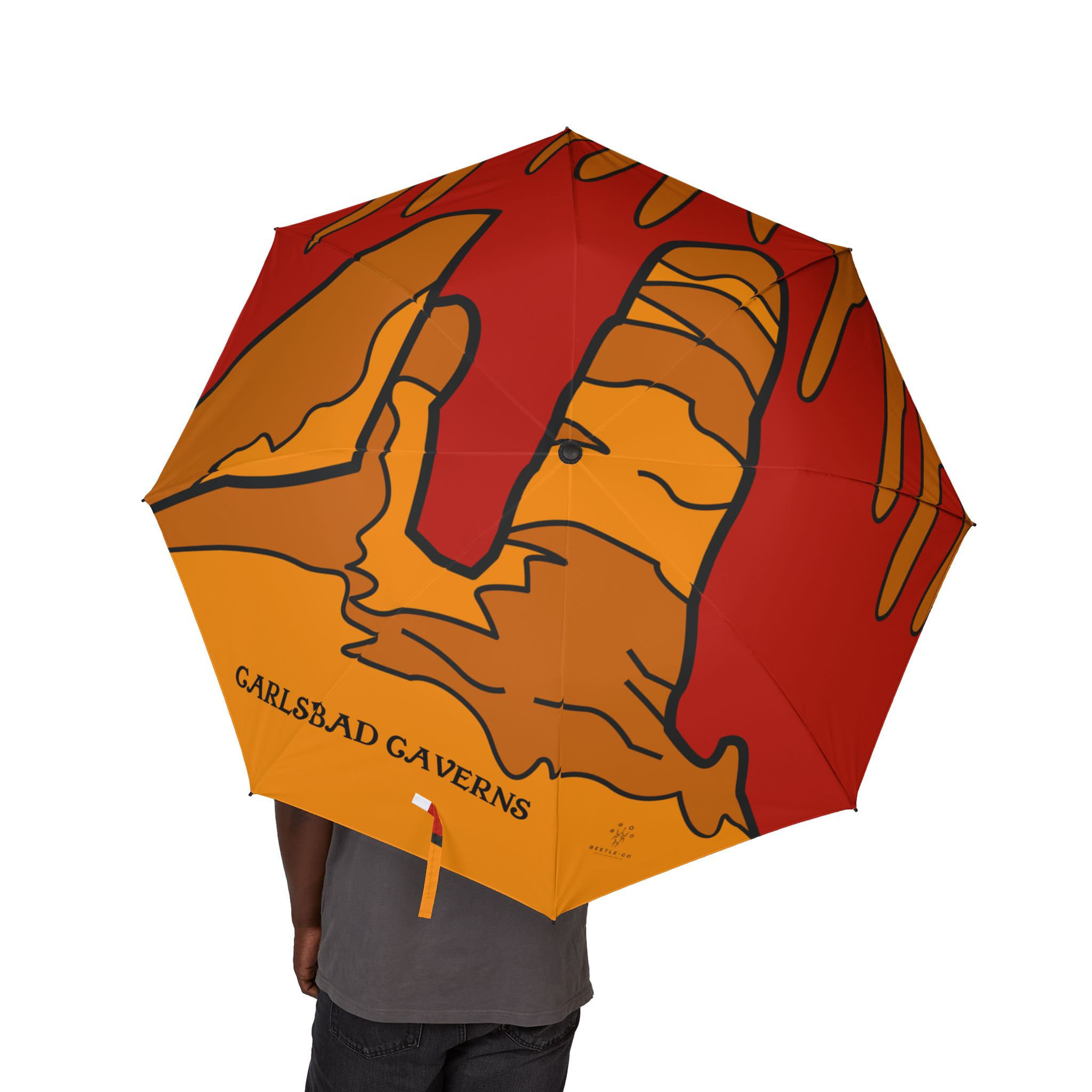 Beetle-Go Carlsbad Caverns National Park Semi-Automatic Foldable Umbrella